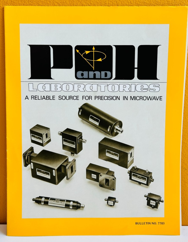 P & H Laboratories Bulletin No. 7703 Catalog.