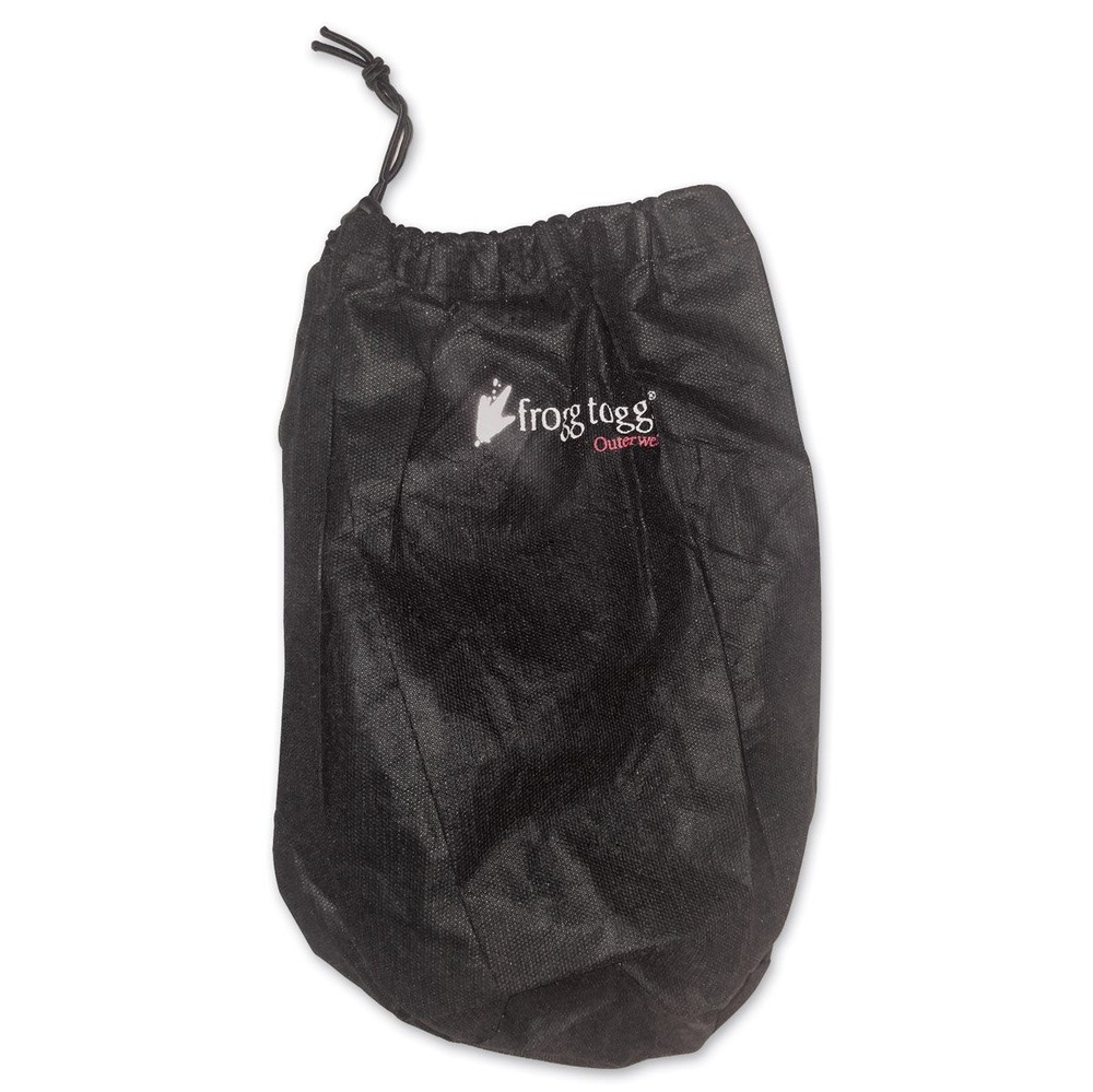 Classic Waterproof Drawstring Cinch Sack, One Size, Black