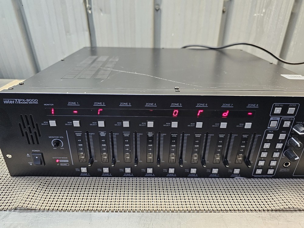 Inter-M PX-8000 8X8 Audio Matrix System/Controller Used