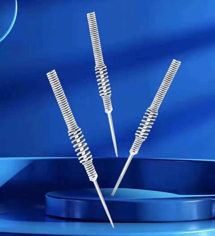 10Pc Steel Spring Semi Permanent Makeup Eyebrow Tattoo Microblading Needle 3R/5R