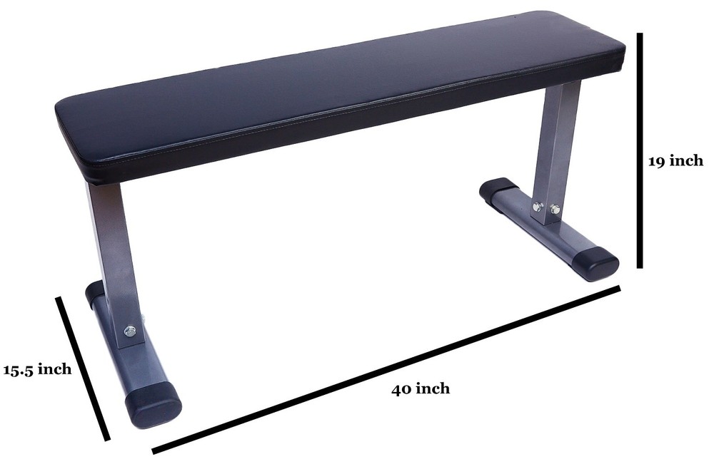 Heavy Duty Adjustable and Foldable Utility Weight Bench, Flat,600-Pound Capacity