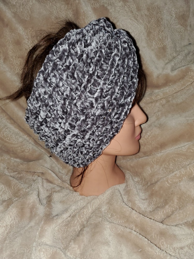 Crocheted Velvet Head Warmer