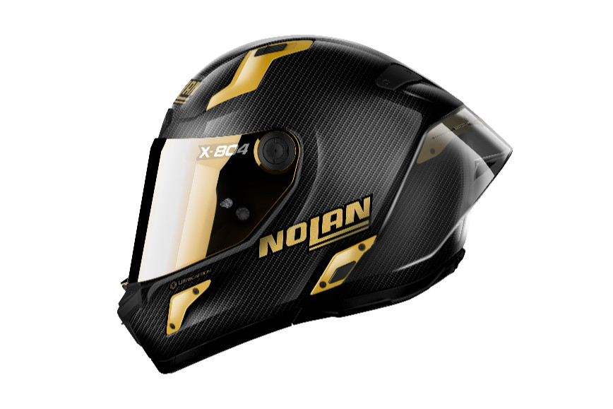Gold visor for NOLAN X-804RS