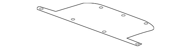 Genuine GM Front Compartment Air Deflector 23135212