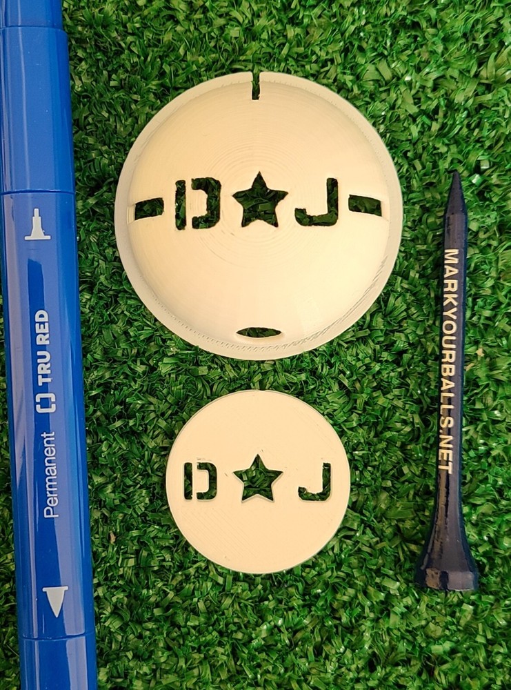 Custom Golf Ball Markers & Stencils