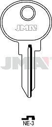 5 X NEIMAN Vehicle Key Blanks