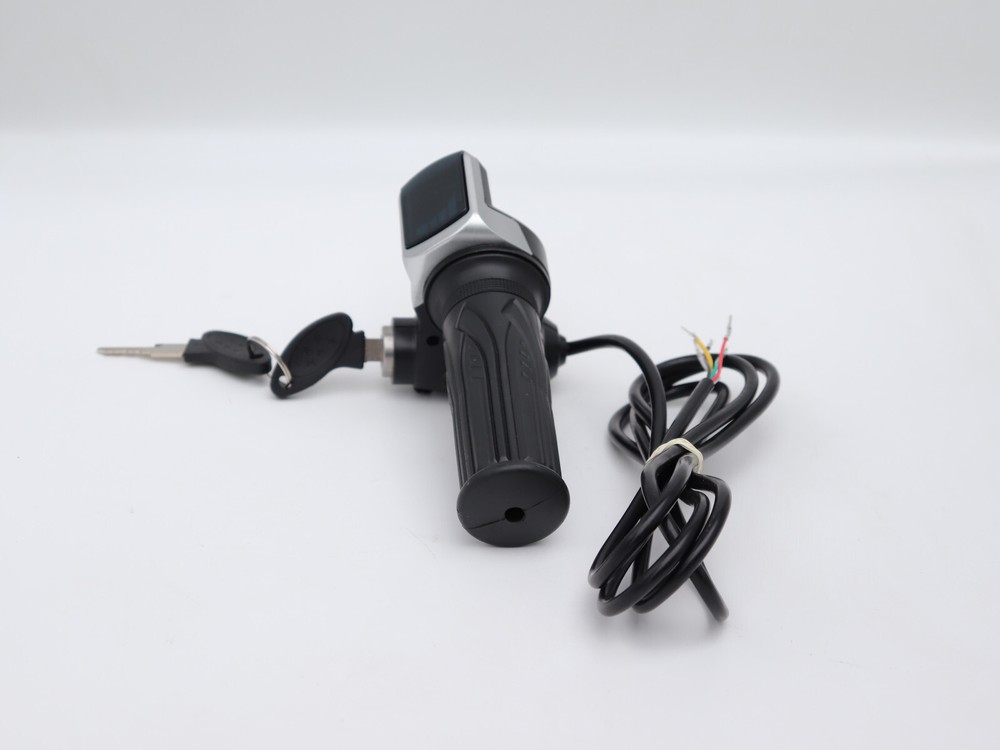 48V electric scooter throttle handle with keylock power indicator light