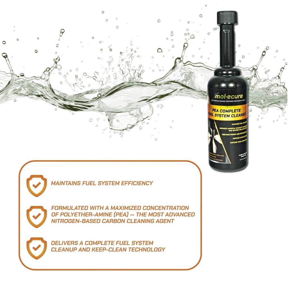 Molecure Pea Complete Fuel System Cleaner – High-Strength Injector &...