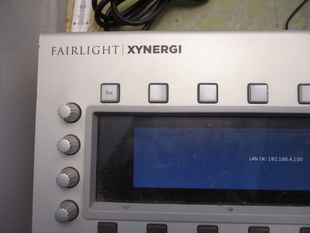 fairlight xynergi video/audio editing controller surface keyboard [5*N-12]