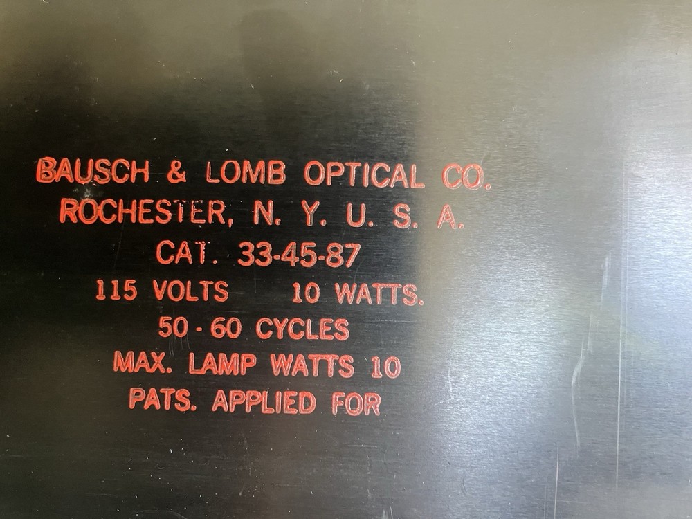 Bausch & Lomb Abbe Refractometer