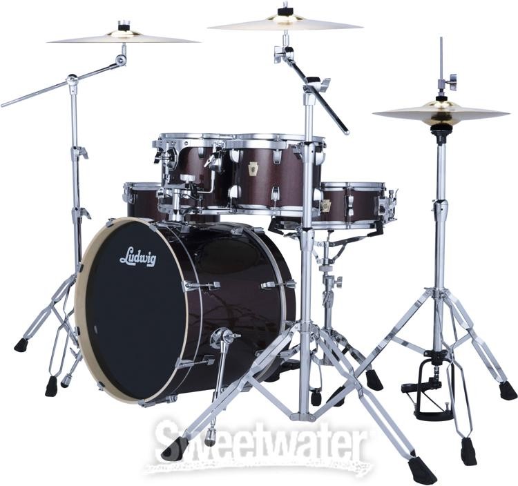 Ludwig Evolution 5-piece Complete Drum Set - Caramel Sparkle