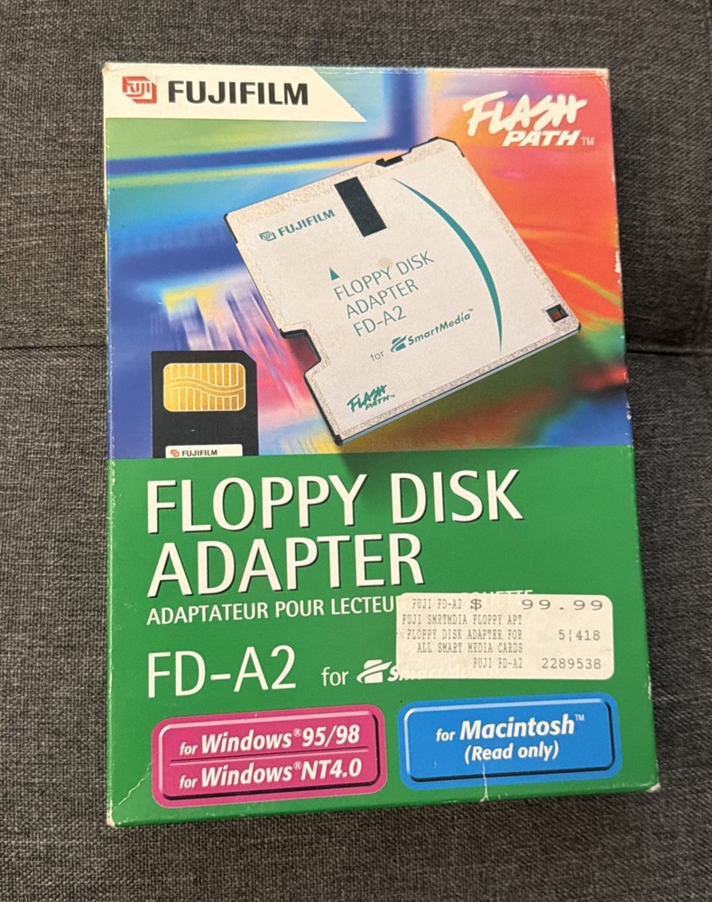 Fujifilm - Floppy Disk Adapter FD-A2 Flash Path - Boxed & Complete