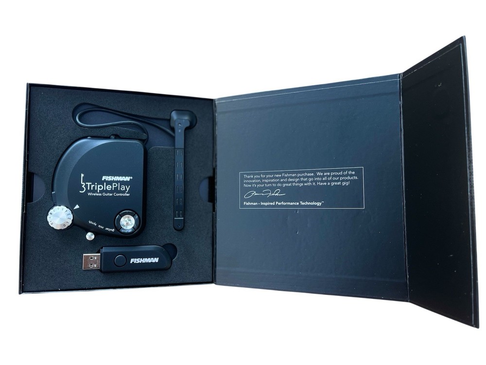 Fishman TriplePlay Wireless MIDI Guitar Controller Black