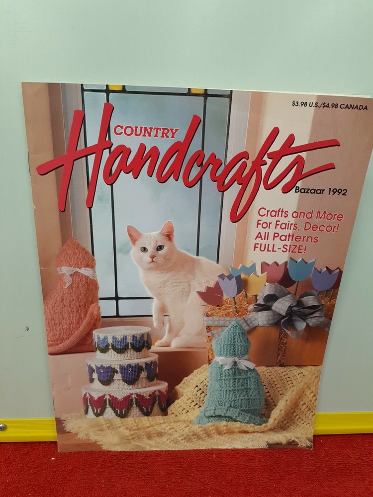 Country handcrafts magazine  BAZAAR 1992