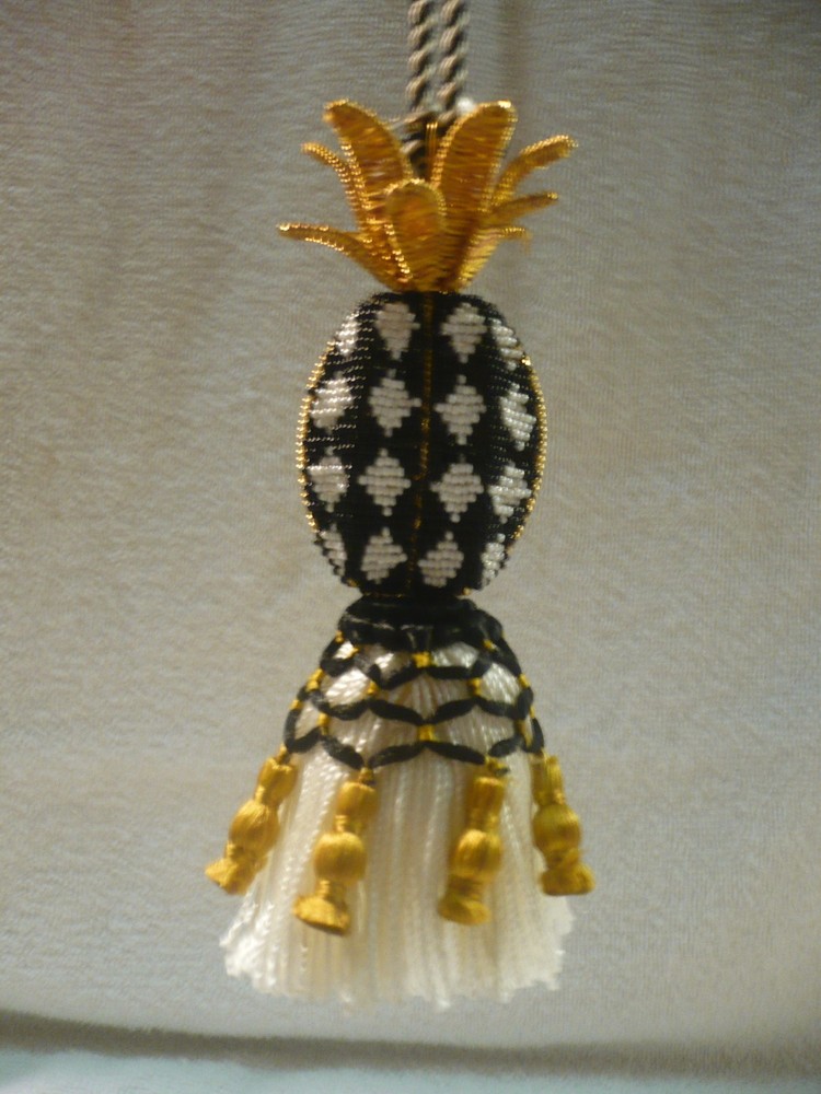 MACKENZIE CHILDS PINEAPPLE BEADED TASSEL