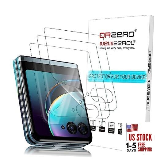 (3 Pack Front Screen Protector Compatible for Motorola Razr+/Razr Plus 2023,