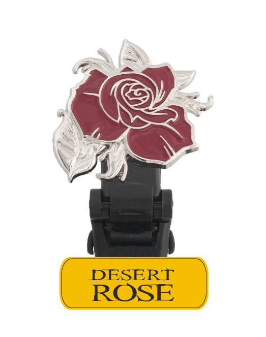 Biker Boot Strap "Desert Rose" Clip
