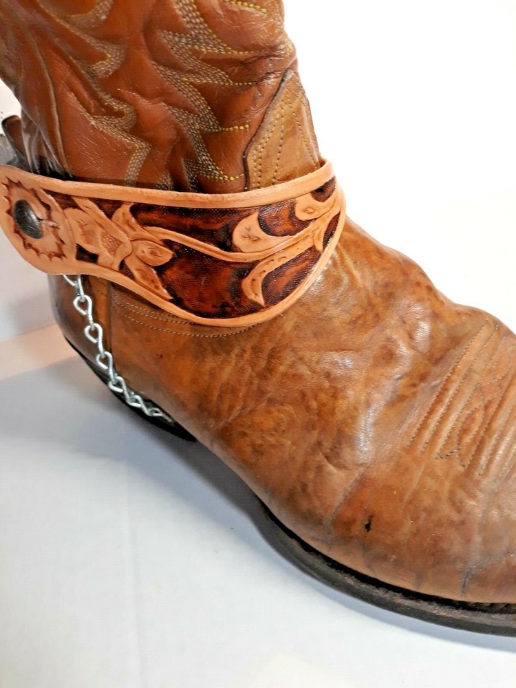 Leather SPUR STRAPS - ORDER ONLY - Custom Made -