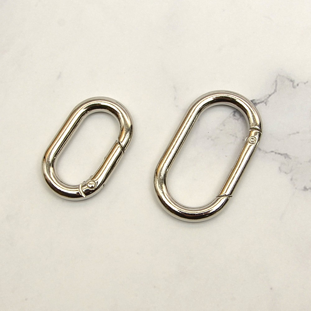 Open Oval Ring Two Size Key Ring Making Sub-materials Leather craft tools