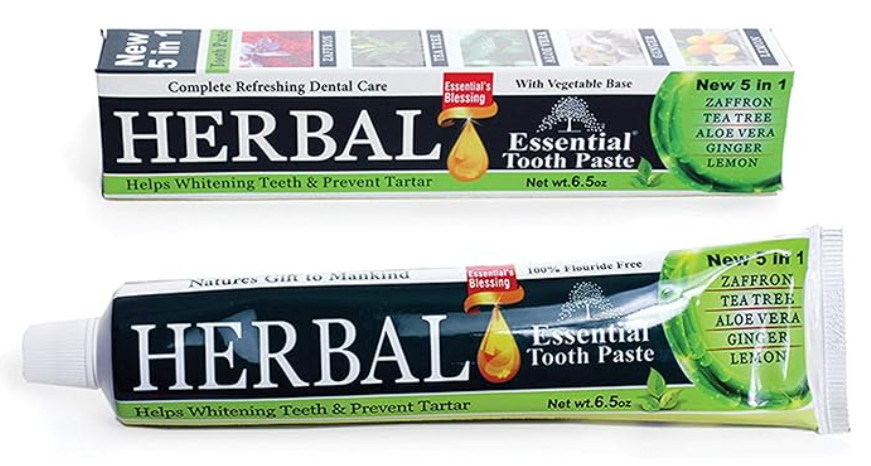 Herbal Essential Toothpaste (Pack of 3) - 6.5 oz each
