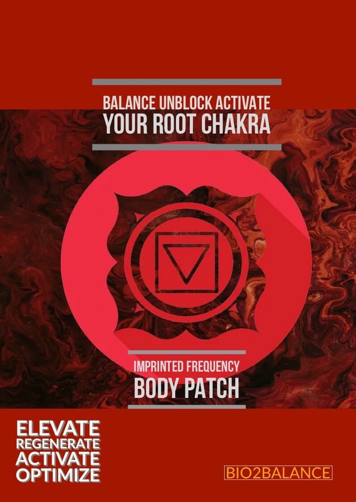Root Chakra Cleanse Optimize Unblock Heal Body Patch Scalar Frequency