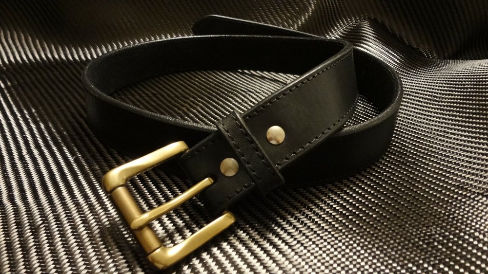 GENUINE DOUBLE SIDED LEATHER BELT
