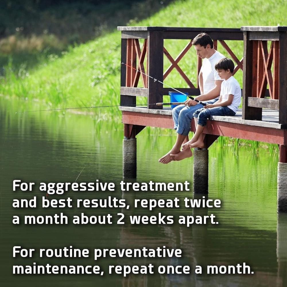 Eco-Friendly Pond Maintenance Solution - 10 Scoops, 50 Feet Coverage, USA Made