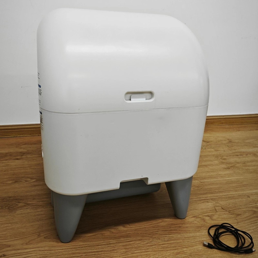 Used 95L Automatic Cat Litter Box, APP Control, Odor Control, Safety Sensor