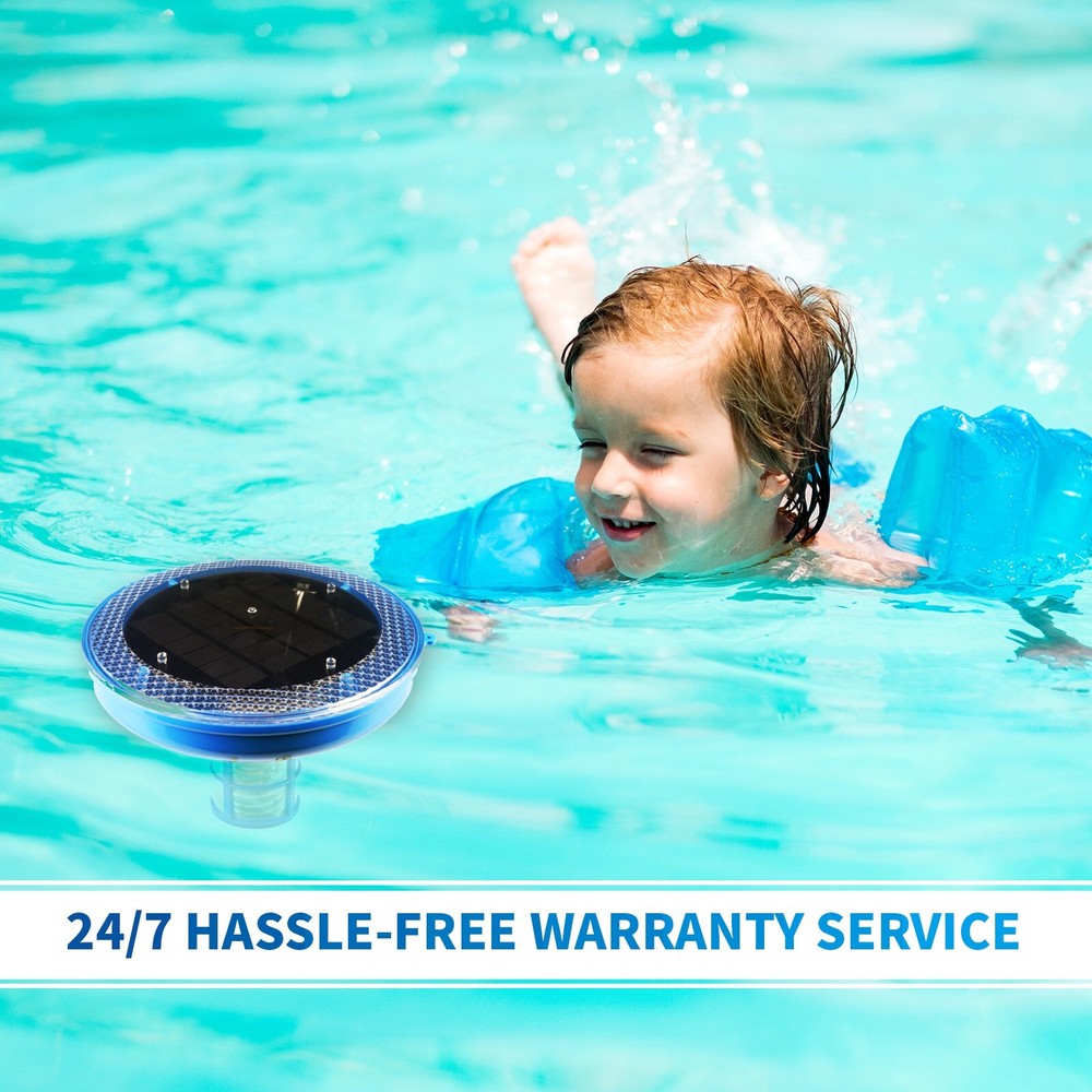 EaazPool Solar Ionizer Powered Natural Pool Clear Purifier