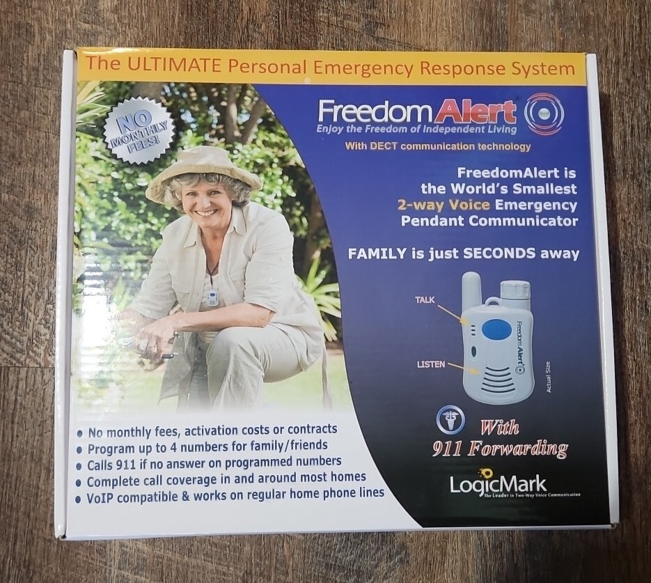 Freedom Alert Personal Emergency Response System Dialer 35911 Open Box