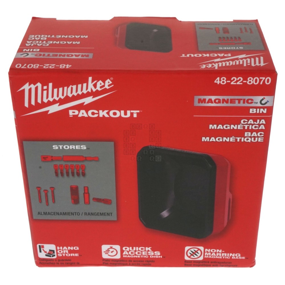 Milwaukee Tool 48-22-8070 PACKOUT Magnetic Bin