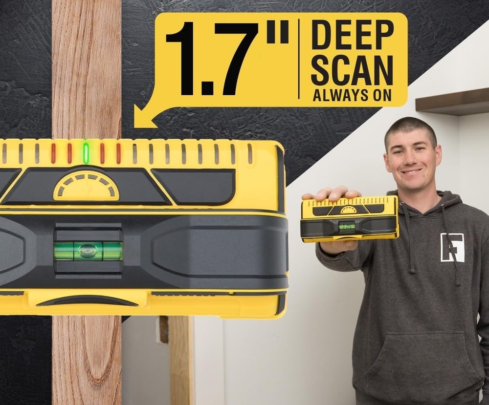 Accurate 13-Sensor Stud Finder for Wood & Metal - ProSensor M210 Compact Tool