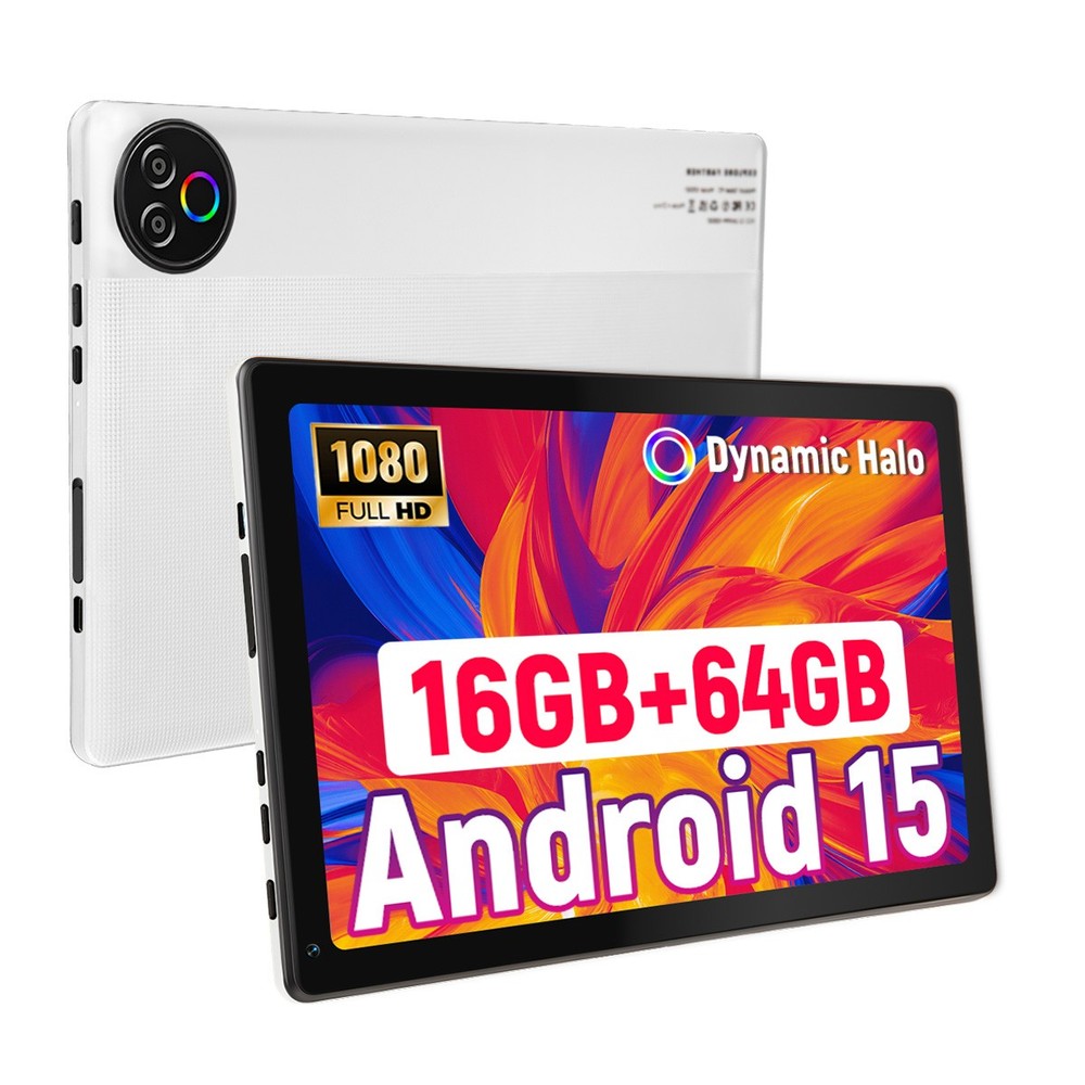 10.1 inch Android 14 Tablet 16+64GB Touchscreen Hexa-core Processor Wi-Fi IPS