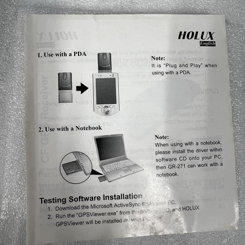 Holux GR-271 CompactFlash GPS Navigation Receiver