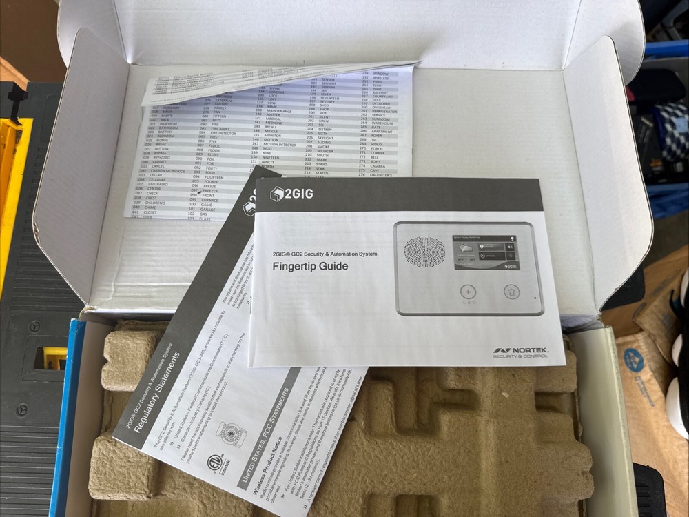 2gig 2GIG-PIR1-345 Security & Control Panel *READ*