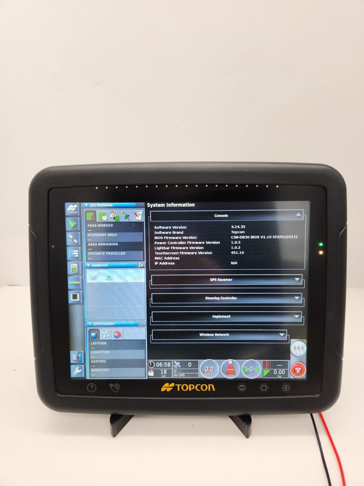 Topcon X30 Console AGA4477 | Section Control & Auto Steer | 12.1" Display