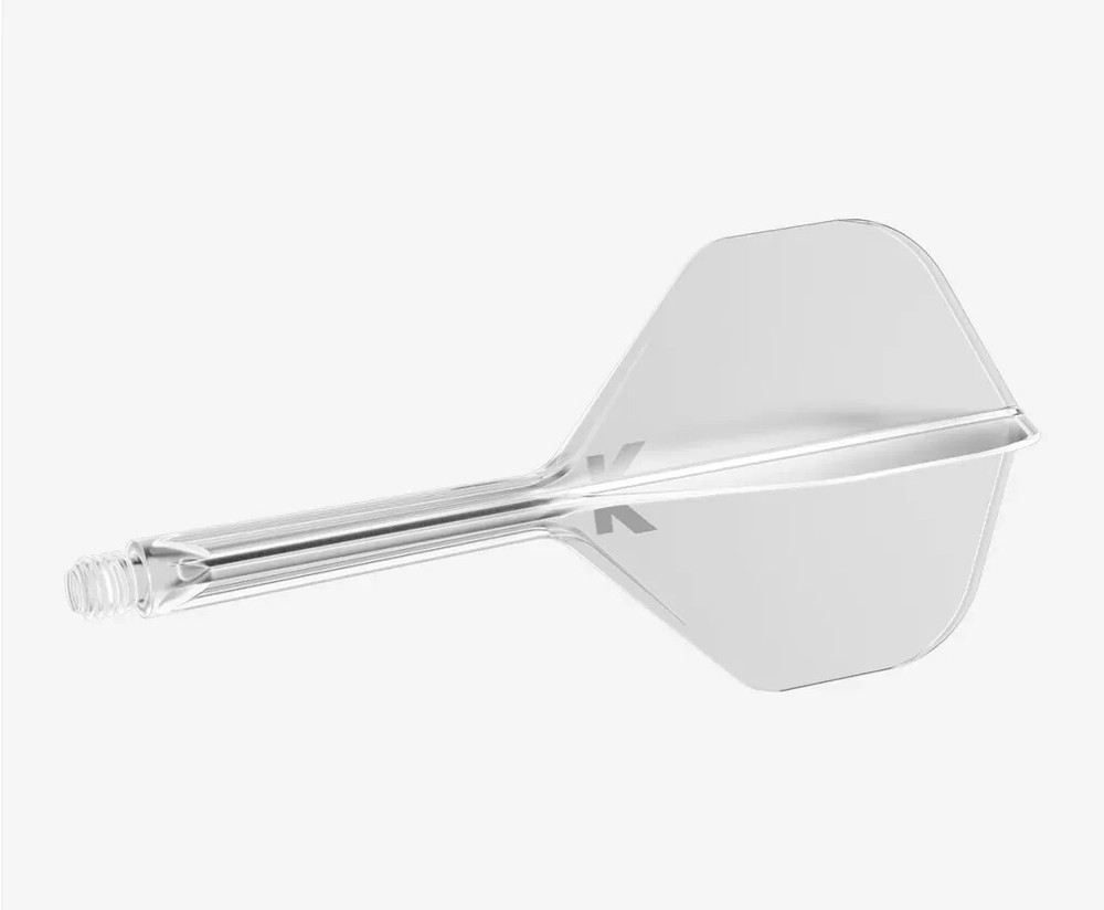 CLEAR MEDIUM NO2 TARGET K-FLEX 1 PIECE SHAFT AND FLIGHT