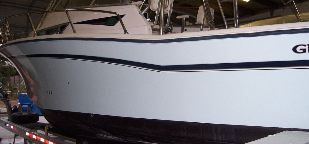 Grady White boat Replacement Stripes, striping tape.