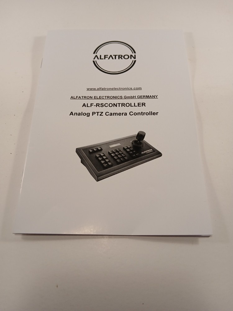 RS-Controller PTZ Camera Joystick Controller Via RS232,RS422 and RS485.