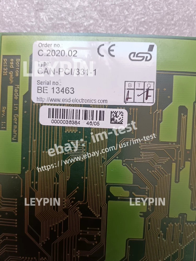ESD CAN-PCI/331-1 data acquisition card#IM