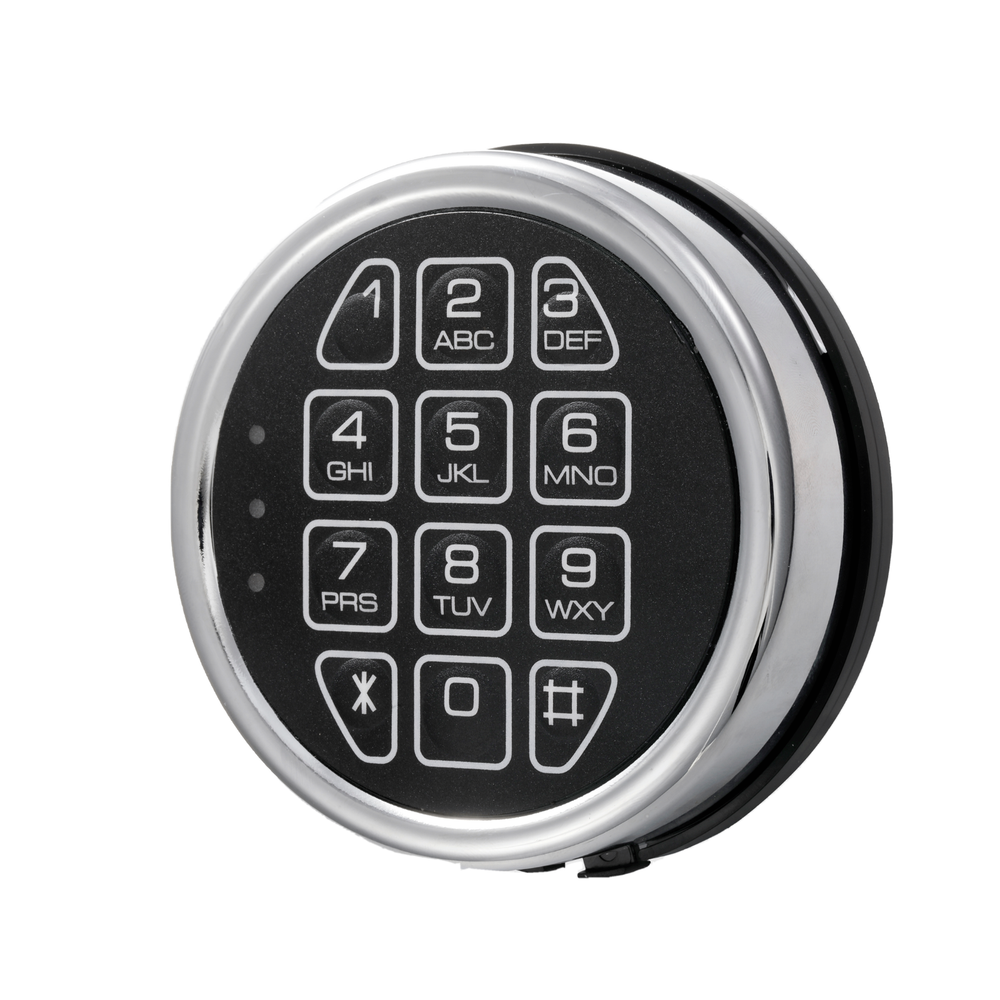 Gun Safe Replacement Lock Chrome Digital Keypad Electronic Lock Solenoid Lock