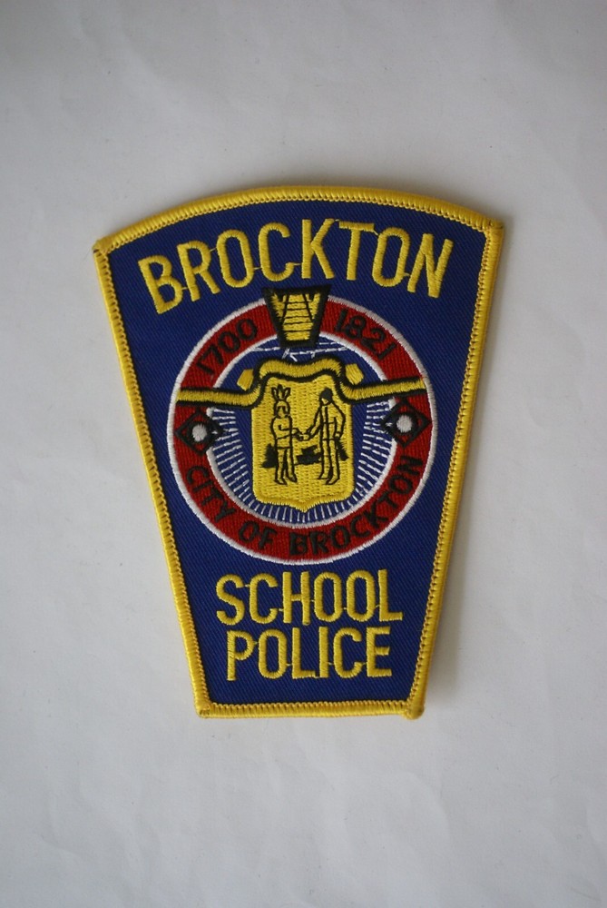 Brockton School Police patch, Massachusetts