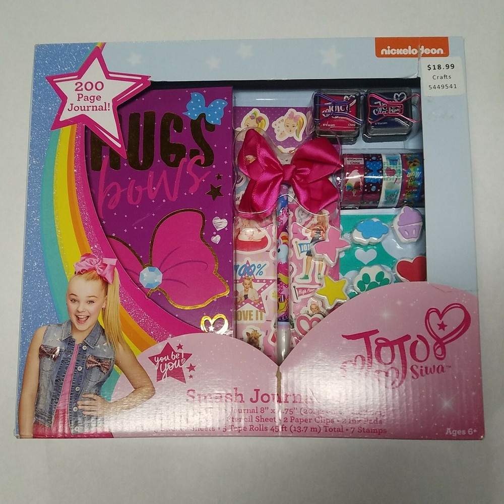 Nickelodeon JoJo Smash Journal Kit, Multicolor NIB
