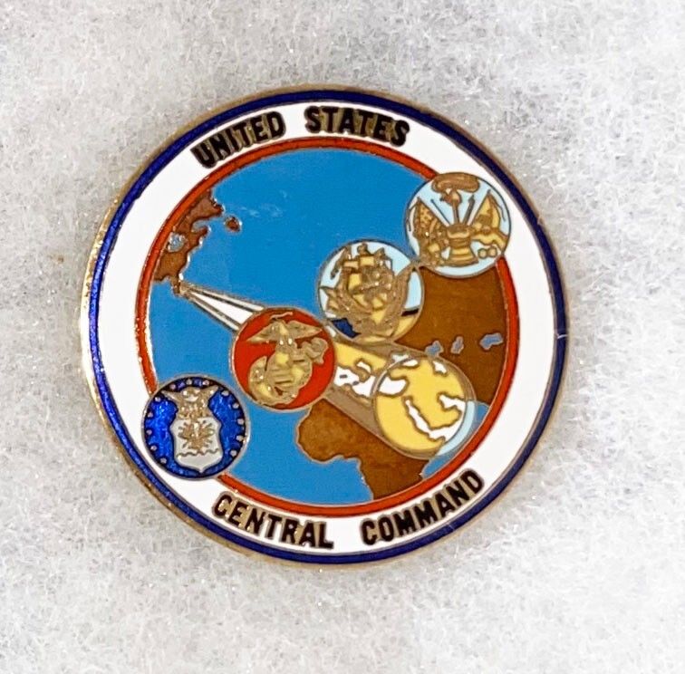 United States Central Command Service Breast Badge