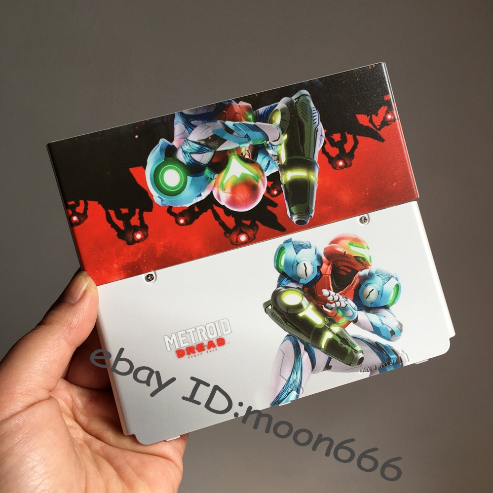 Metroid Dread Samus Nintendo New 3DS Front & Back Replacement Plates shell cover