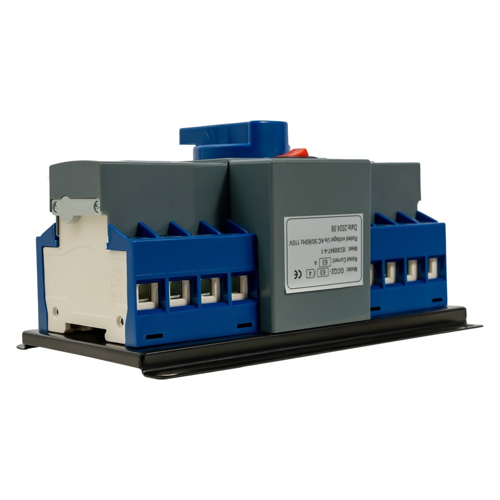 4P Dual Power Automatic Transfer Switch ATS CB level M6 Mini Change-over Switch