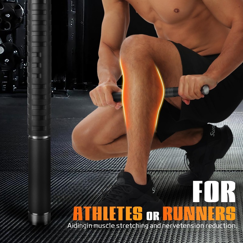 Muscle Roller Stick, Massage for Deep Tissue Massage, Black