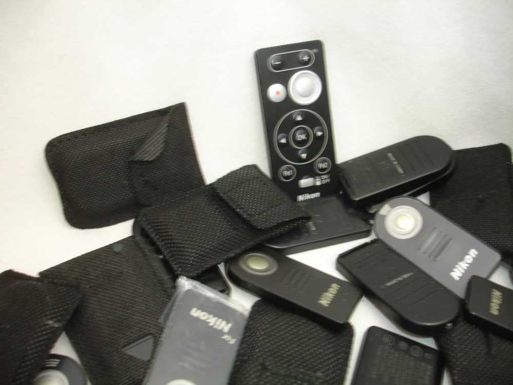 NIKON Camera Remote Control Lot 37 pcs Untested