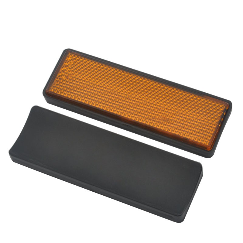 2pcs Amber Front Fork Leg Reflective Reflector Strips Universal For Ducati ATV