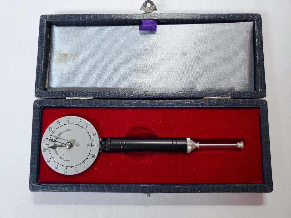 Vintage Bailliart Ocular DYNAMOMETRE & Original Case Japan Ophthalmology Ocular
